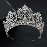 Vintage Luxury Big European Bride Wedding Crown Wedding Hair AccessoriesNew Women's Vintage Luxury Big European Bride Wedding Crown Wedding Ha